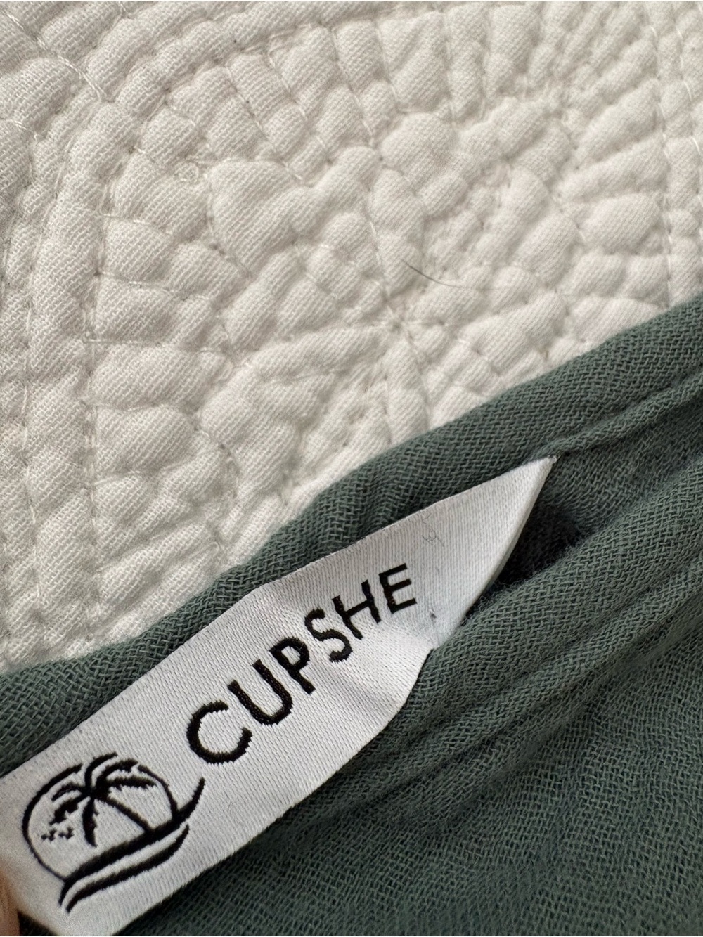 Cupshe Olive Green Tie-Shoulder V-Neck Swim Coverup - Picture 16 of 16